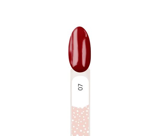 BEAUTY-FREE Гель-лак 07 Тёмно-красный, (9 FREE) 8 ml #2