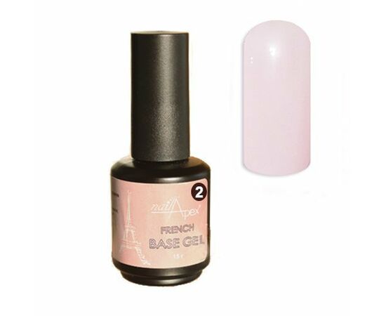 NAILAPEX База #2 Нежно-розовый оттенок , 15 ml #1