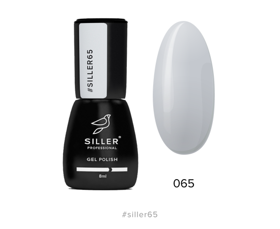 Гель-лак Siller №065, классический серый, 8 мл #1