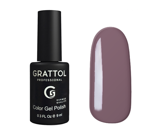 Гель-лак Grattol, Color Gel Polish Grey Violet 004, серо-лиловий, 9 мл #1