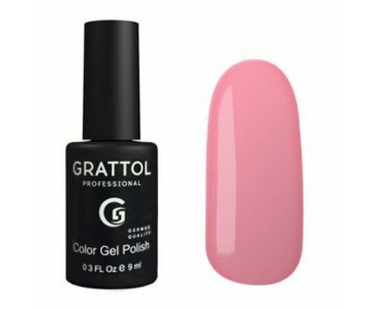 Гель-лак Grattol Color Gel Polish Sweet Pink 107, сахарная вата, 9 мл #1