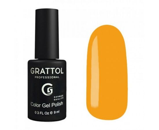 Гель-лак Grattol, Color Gel Polish Amber 182, желтый янтарь, 9 мл #1