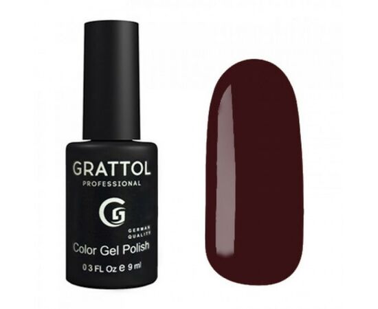 Гель-лак Grattol, Color Gel Polish Mahagon 188, спелая черешня, 9 мл #1