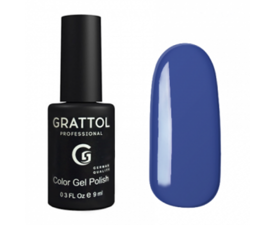 GRATTOL Gel Polish Cobalt 006, синій кобальт, 9 ml, гель-лак #1