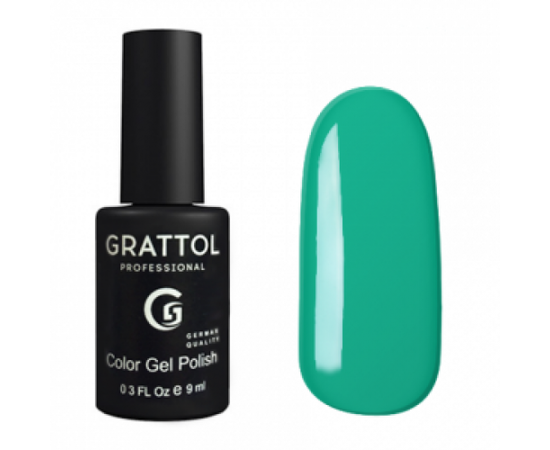 Гель-лак Grattol, Color Gel Polish Turquoise 060, бирюзовый, 9 мл #1