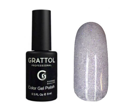 Гель-лак Grattol Color Gel Polish LS Onyx 26, серебряный оникс, 9 мл #1