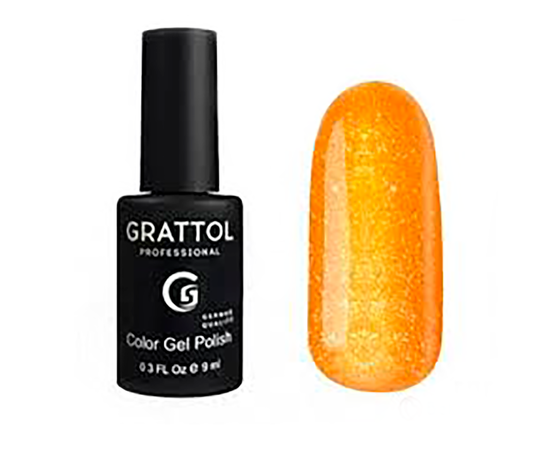 Гель-лак Grattol, Color Gel Polish LS Yashma 01, желтый с шиммером, 9 мл #1