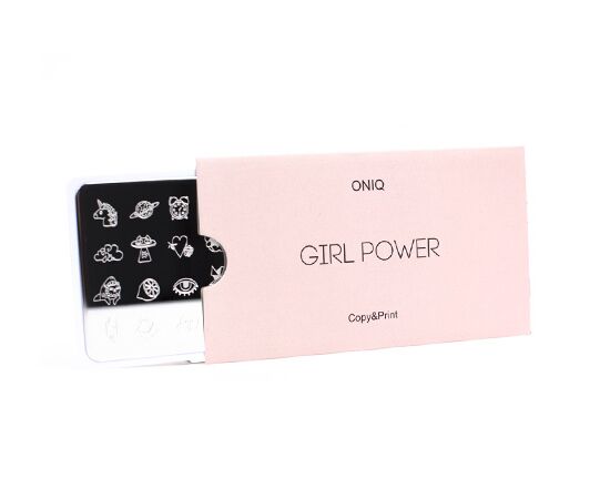 ONIQ Пластина для стемпинга Echo: Girl power #2 OTE-024 #2