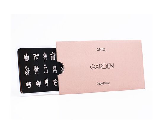 ONIQ Пластина для стемпинга Echo: Garden #1 OTE-026 #2