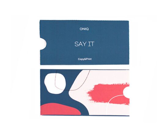 ONIQ Пластина для стемпинга Echo: Say It #1 OTE-028 #3