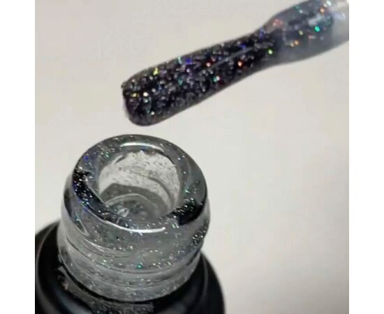 SILLER Top No Wipe SHINE HOLOGRAPHIC №1, 8 ml #2