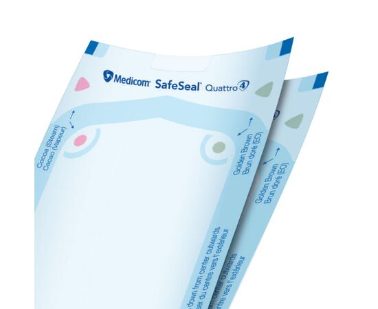 MEDICOM Самоклеючі пакети для стерилізації, 70 mm x 229 mm, 200 шт #2
