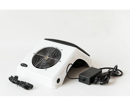 Desktop Nail dust Collector "Air Max N4 Pro", Витяжка настільна, чорна подушечка, двигун Німеччина #2