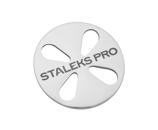 STALEKS Диск педикюрний Ø15 mm, металевий, PODODISC EXPERT S у комплекті зі змінними файлами 180 грит (5 шт) #2