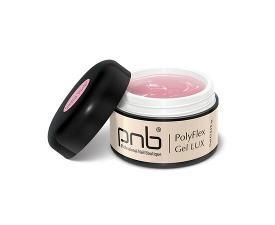 PNB PolyFlex Gel LUX Cool Pink, 15 ml, гель, світло-рожевий #1