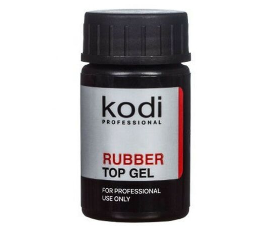 KODI Rubber Top, 14 ml, топ каучуковий еластичний глянцевий, без пензлика #1