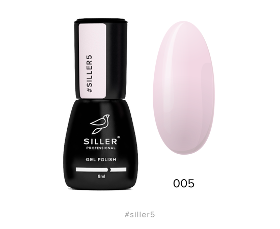 Гель-лак Siller №005, светло-розовый фламинго, 8 мл #1