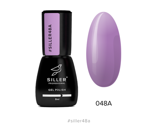 Гель-лак Siller №048А, пурпурный, 8 мл #1