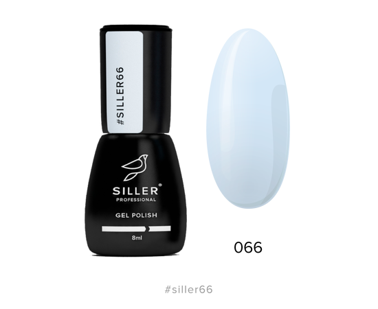 Гель-лак Siller №066, нежно-голубой, 8 мл #1