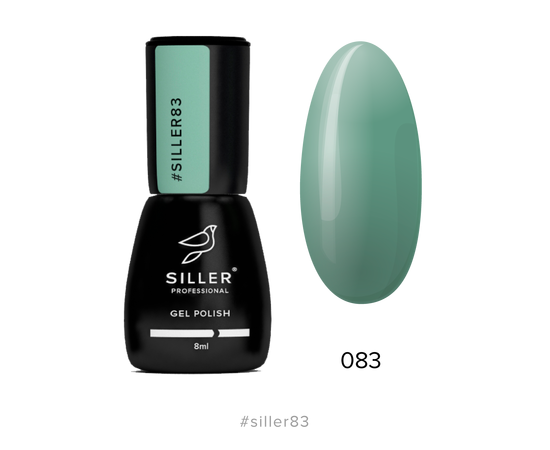Гель-лак Siller №083, серо-зеленый, 8 мл #1