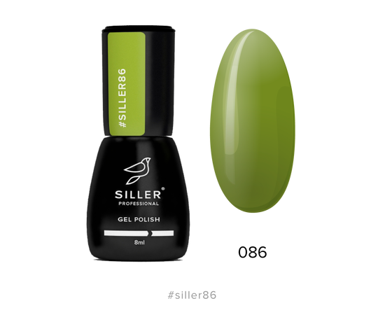 Гель-лак Siller №086, лесная зелень, 8 мл #1