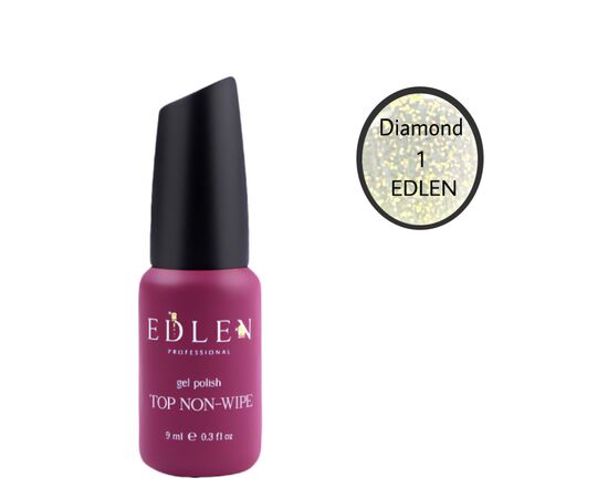 EDLEN Top Diamond 1 Топ прозрачный с золотым шиммером, 9 ml #1