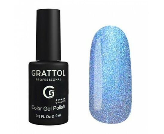 Гель-лак Grattol, Color Gel Polish LS Quartz 04, синий кварц, 9 мл #1