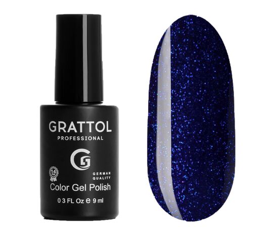 Гель-лак Grattol Color Gel Polish LS Sapphire 02, индиго сапфир, 9 мл #1