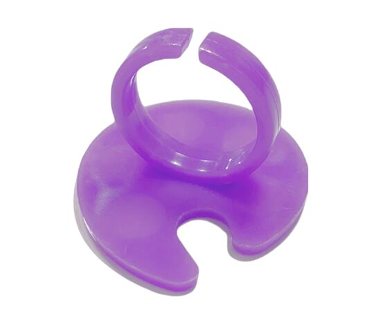 Палитра-кольцо для смешивания материалов, фиолетовая, 5 секций #2