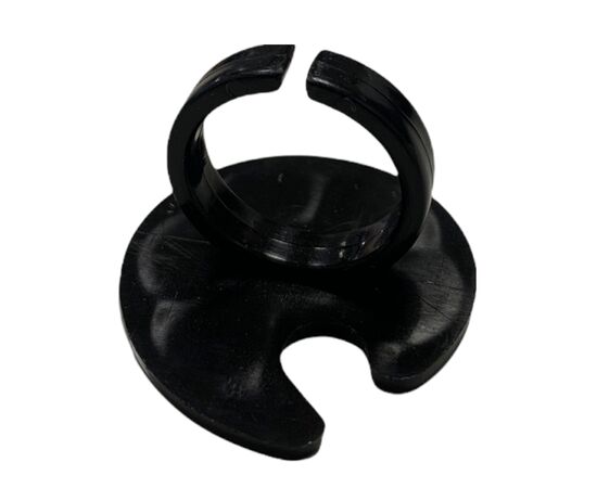 Палитра-кольцо для смешивания материалов, чёрная, 5 секций #2