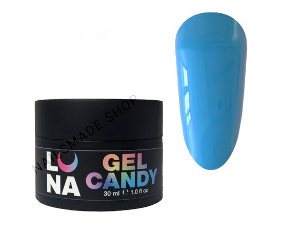 Luna Candy Gel 1, камуфлирующий гель "Голубой", 30 ml #1