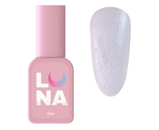 LUNAmoon. STELLAR Top coat, 13 ml, Топ глянцевий з різнокольоровими голографічним шимером #3