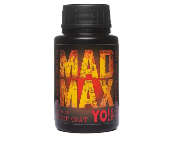 YO!Nails Mad Max Топ суперстійкий без УФ-фільтрів, 30 ml #1