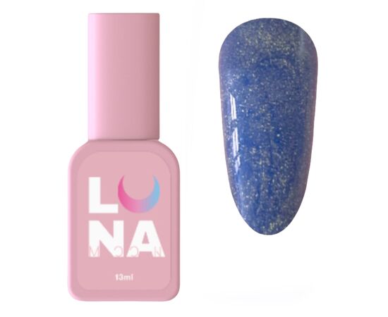 LUNA Cover Base #28 Припилений блакитний з шимером (попередня колекція), 13 ml #1