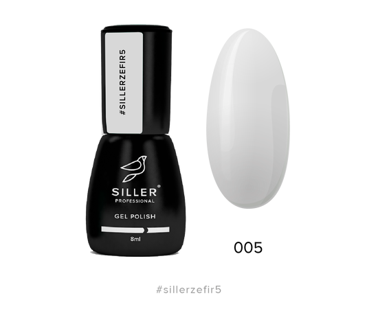Гель-лак Siller Zefir  №005, серый пастельный, 8 мл #1