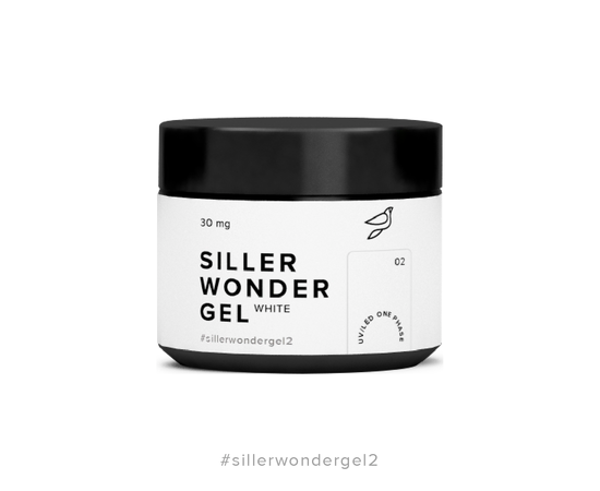 Строительный гель Siller One Phase Wonder Gel № 2, молочный, 30 ml #1