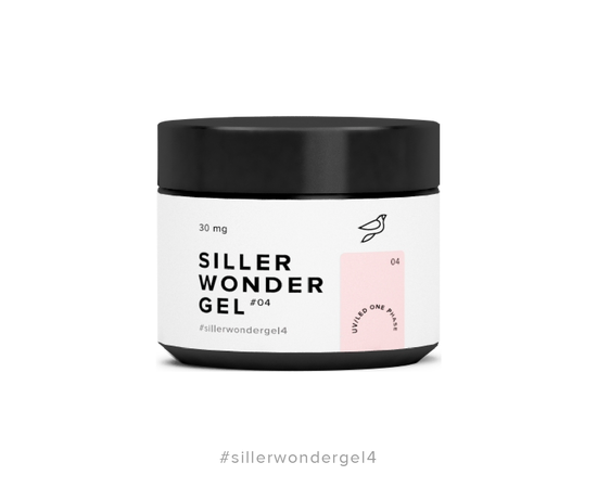Строительный гель Siller One Phase Wonder Gel № 4, пыльная роза, 30 ml #1