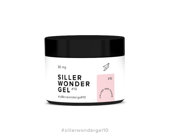 Строительный гель Siller One Phase Wonder Gel № 10, розовое облако, 30 ml #1