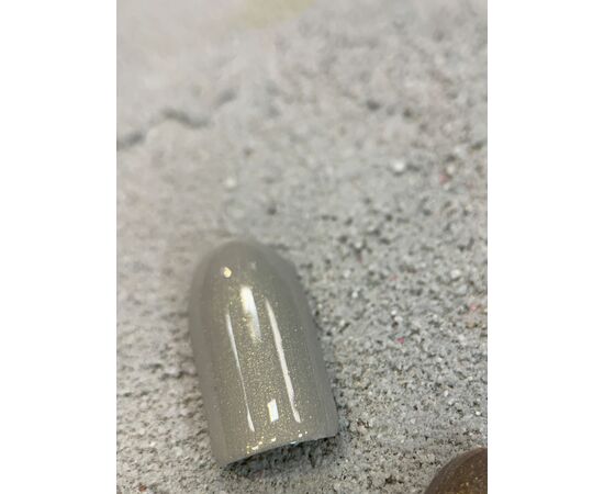 SILLER Гель-лак Gold Shine №1, серый с золотым микроблеском, 8 ml #2