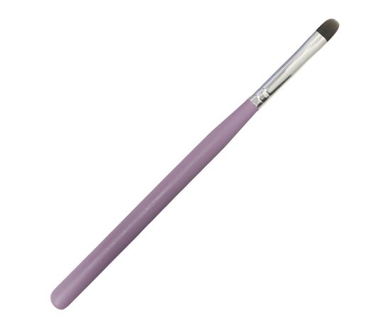 Пензлик напівкруглий, лілова ручка #1