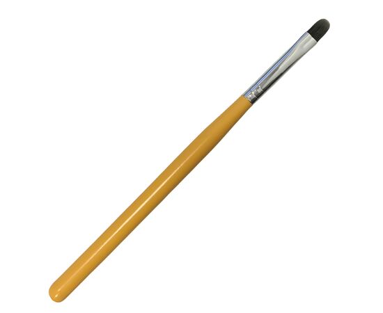 Пензлик напівкруглий, помаранчева ручка #1