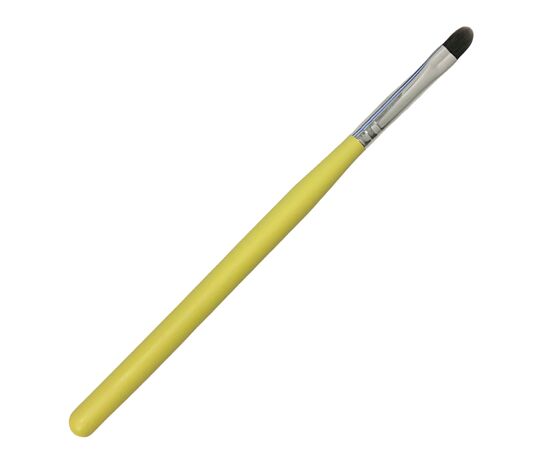 Пензлик напівкруглий, жовта ручка #1