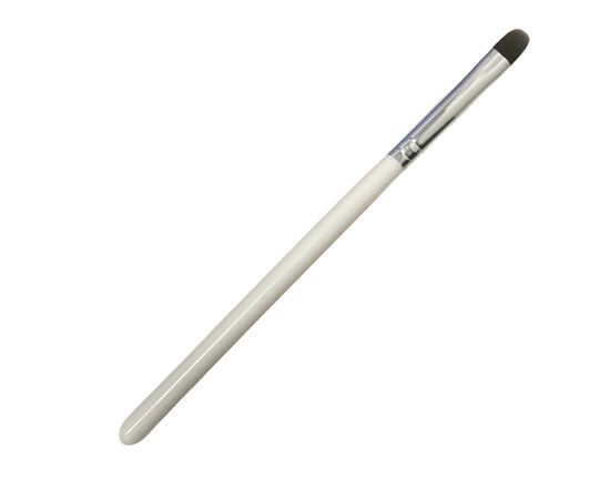 Пензлик напівкруглий, біла ручка #1
