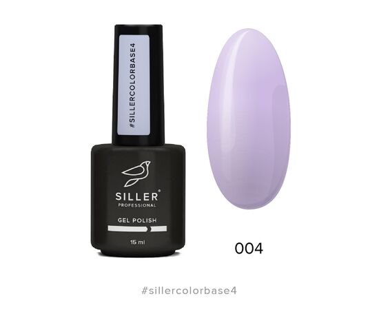 SILLER Color Base №4, ніжно-лілова, 15 ml #1