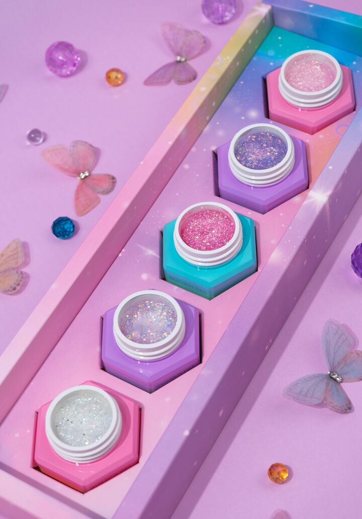You Are Cute. Builder Gel #30, 15 ml, гель для нарощування з блискучими частинками #5