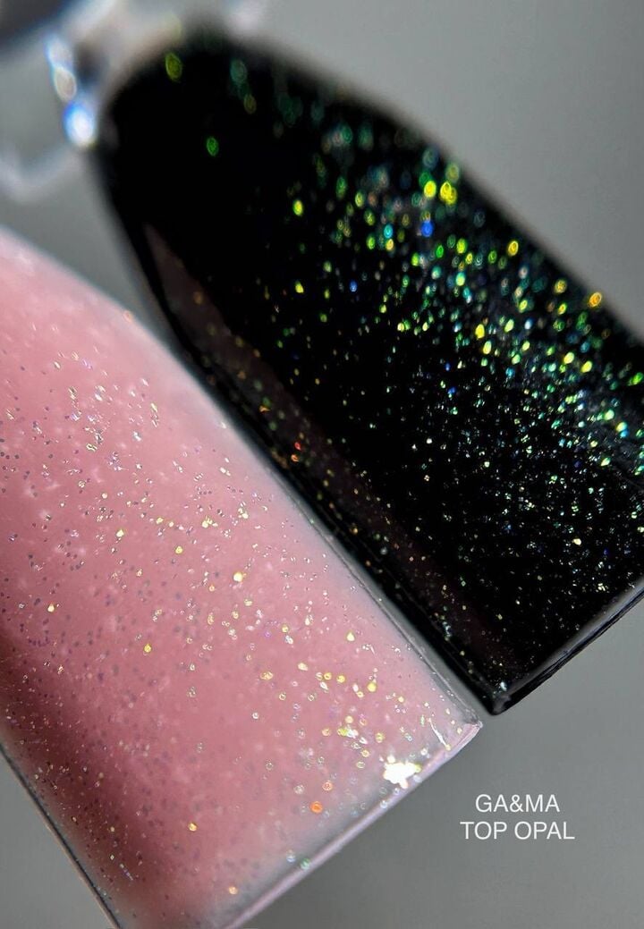 GA&MA. Top coat OPAL, 10 ml, top con shimmer #2