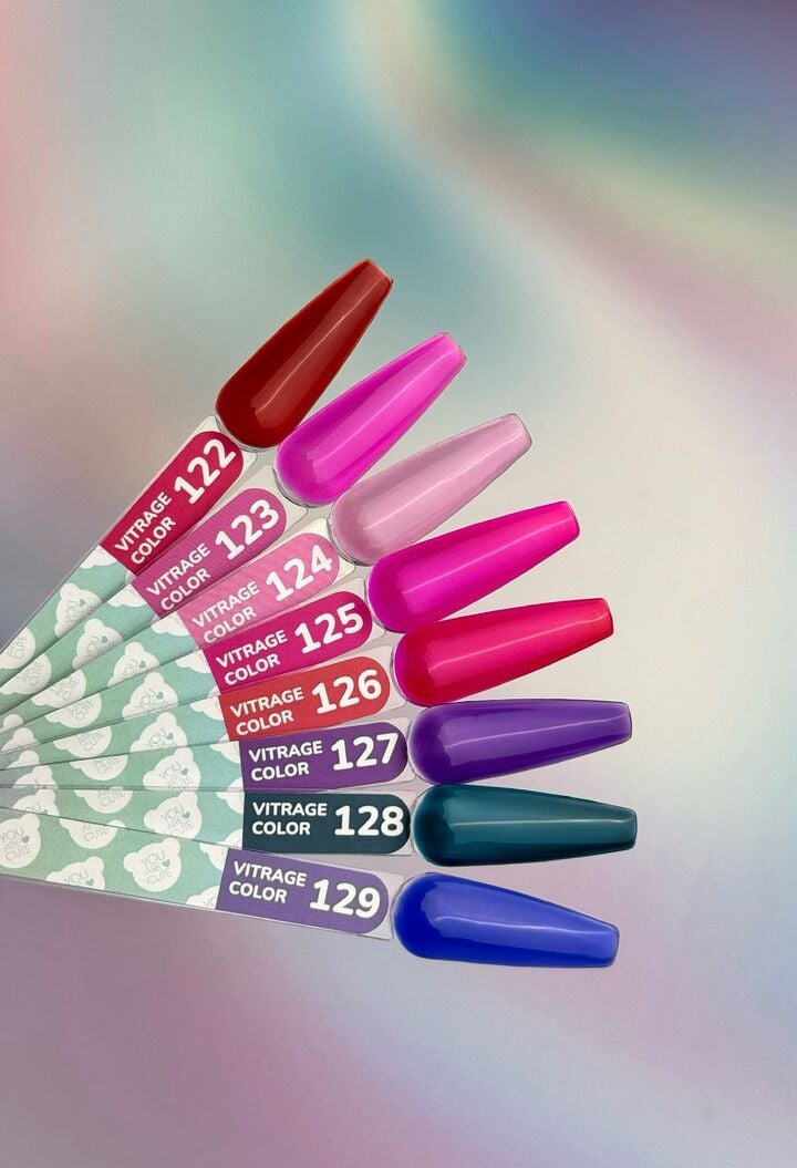 You Are Cute. Vitrage Gel Polish #122, 5 ml, Gel-Lack «Buntglas» #4