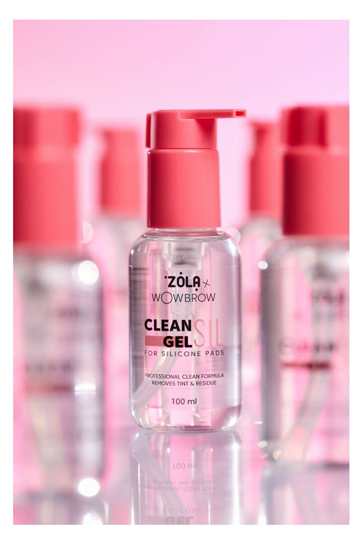 ZOLA x WowBrow. Clean Sil Gel, 100 ml. Засіб для очищення валиків для ламінації вій #4