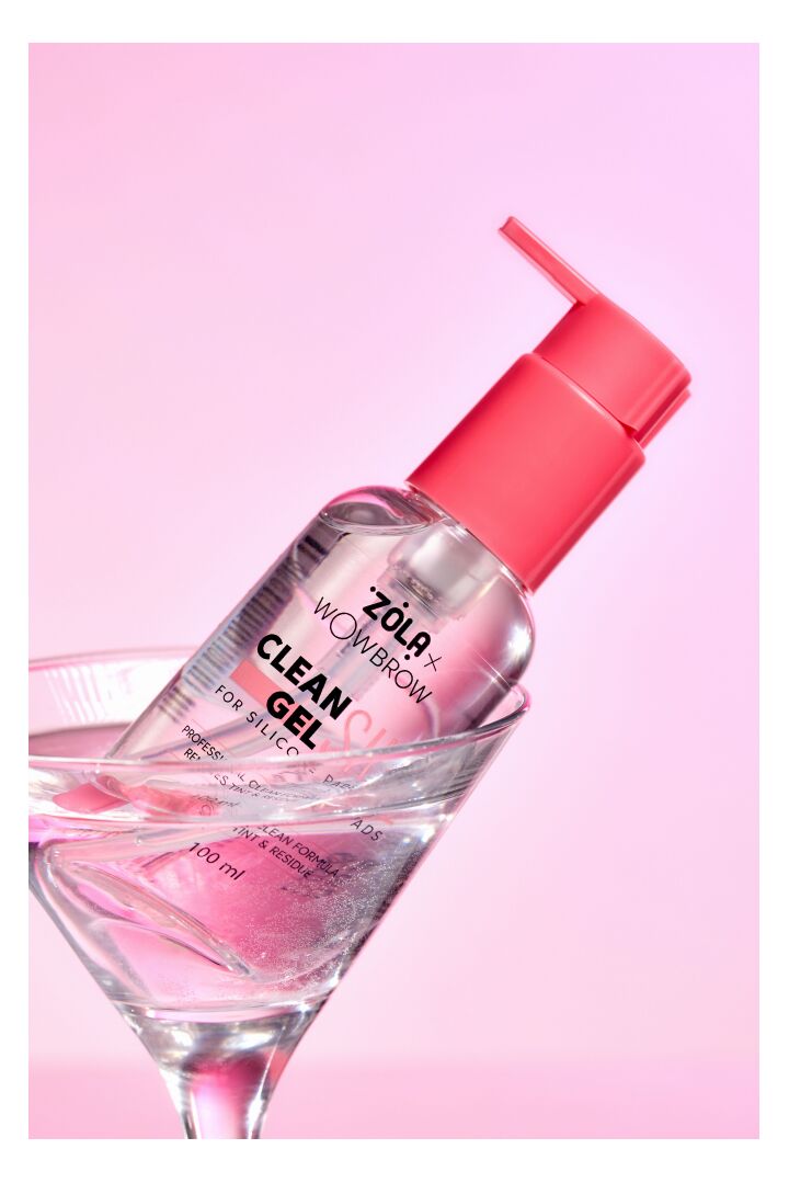 ZOLA x WowBrow. Clean Sil Gel, 100 ml. Засіб для очищення валиків для ламінації вій #3