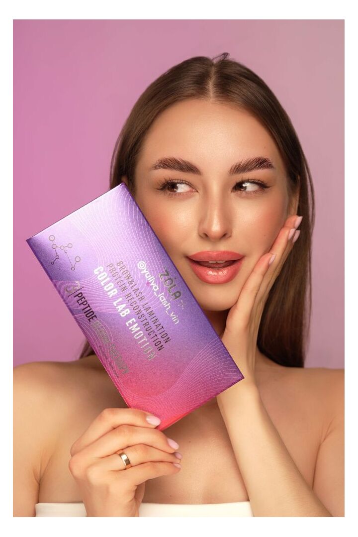 ZOLA x Yuliya Lash Vin. PEPTIDE BLOOM THERAPY "COLOR LAB EMOTION" #03, 3 pcs х1 ml. Склад для ламінування в саше (3 шт х1 мл) #5